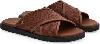 Ferragamo Brise 2 Slide Sandal in Midbrown Midbrown Midbrown at Nordstrom, Size 13