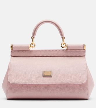 Dolce & Gabbana Sicily Mini leather top-handle bag