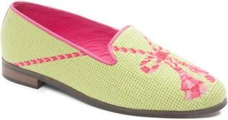 By Paige BY PAIGE Needlepoint Tassel Flat in Lime at Nordstrom, Size 7.5