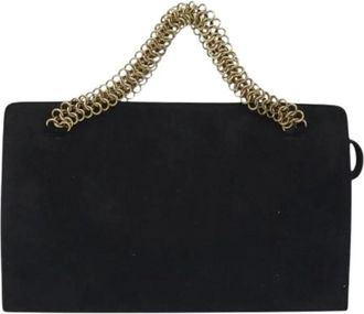 Prada Pre-owned Handbags, female, Black, Size: ONE SIZE Pre-owned Vintage Suede Handbag