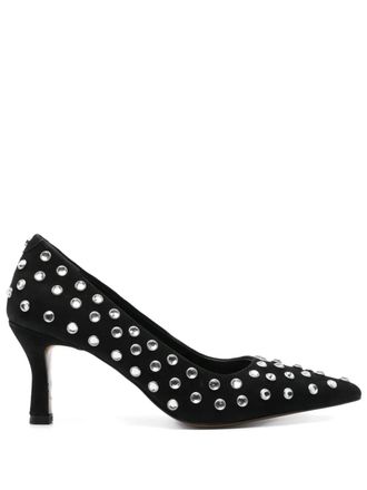 Maje 70mm rhinestoned pumps - Black