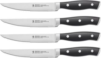 J.A. Henckels International Forged Accent Set of 4 Steak Knife Set, German Engineered Informed by 100+ Years of Mastery