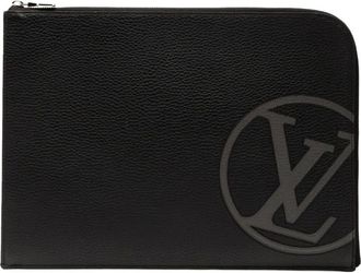 Louis Vuitton 2017 Taurillon Initials Circle Pochette Jour GM clutch - Zwart