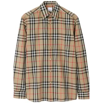 Burberry Hombre, Camisas, Beige, Talla: L