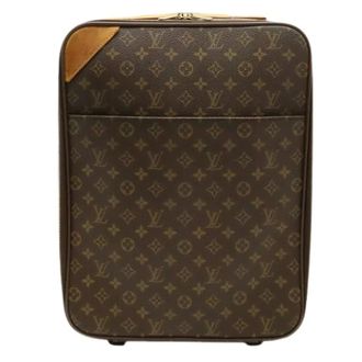 Louis Vuitton Vintage Weekend Bags, unisex, Brown, ONE SIZE, Pre-owned Canvas travel-bags