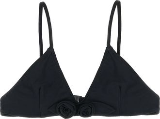 Coperni Flower Bikini Top - Dames - Bikinis - Zwart - XS - Badmode