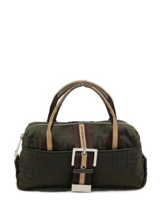 Givenchy monogram buckle tote bag - women - Fabric/Fabric - One Size - Green