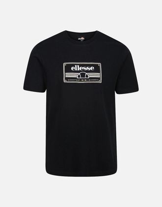 Ellesse Mens Rochetta Mens Crew Neck Logo T-Shirt | Black - Size: 38