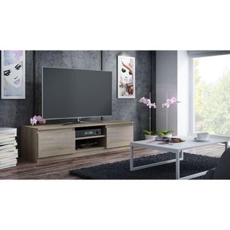Topeshop Topeshop - mobile tv lcd da tavolo moderno 140CM rovere sonoma