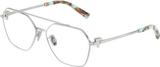 Tiffany & Co. Tf 1169 Aviator Montuur - unisex - Brillen - Grijs - 57 MM - Accessoires