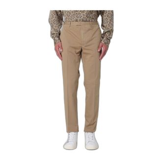 Pantaloni Torino Chino broek - Heren - Broeken - Beige - Maat: L Katoen