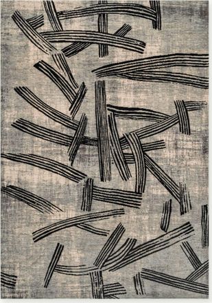 Novatrend Alfombra moderna tejida plana Gris 170x240 cm