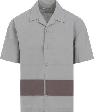 Craig Green Short Sleeve Camp Collar Shirt - Heren - Korte mouwen Overhemden - Grijs - M - Overhemden