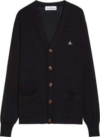 Vivienne Westwood Alex Cotton Cardigan - Black - XL