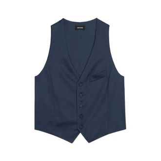 Zadig&Voltaire Mujer, Chaquetas, Azul, Talla: S