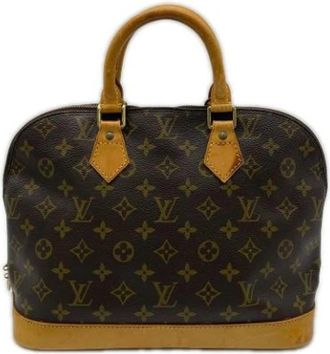 Louis Vuitton Pre-owned Vintage Monogram Handtas - Dames - Vintage Handtas - Bruin - ONE Size - Leer - Vintage