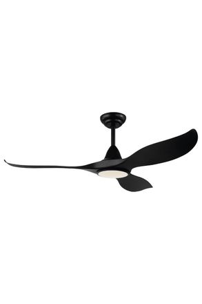 Eglo Eglo Cirali 52 Metal 5 Speed Ceiling Fan Light - Bulb Included in Black