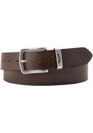 Levi's Lederg&uuml;rtel LEVIS METAL TWO HORSE KEEPER BELT, Damen, Gr. 11,5, braun, Leder, unifarben, G&uuml;rtel Lederg&uuml;rtel, mit Metallschliesse