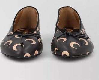 Marine Serre ballerina shoes moon pattern round toe