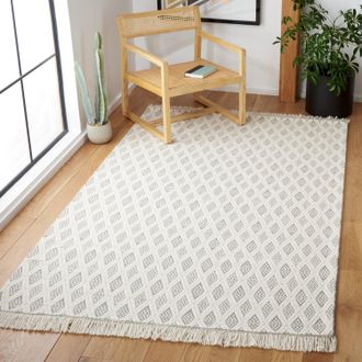 Safavieh Natura Hand Made Area rug, Ivory / Grey Contemporary Style Non-Shedding