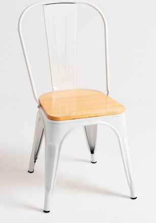 Regalos Miguel Regalos Miguel - Packs Sillas Comedor - Pack 6 Sillas Torix Madera Natural - Blanco