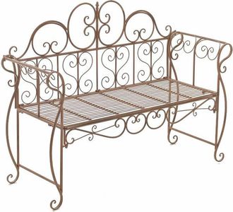 Clp Panca da Giardino Minna in Ferro antico marrone