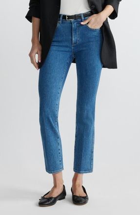 DL1961 Mara Instasculpt Mid Rise Ankle Straight Leg Jeans in North Beach at Nordstrom, Size 23