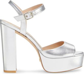Stuart Weitzman Sandali Ryder 95mm - Argento