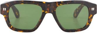 Off-white Retro Geometrische Zonnebril Green Providence - Heren - Zonnebrillen - Groen - ONE Size - Accessoires