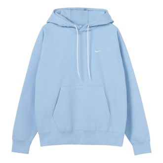 Nike Mens Nike Logo Embroidered Solid Color Fleece Lined Blue DA0316-436