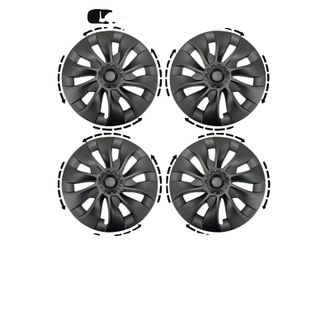 OEM Embellecedor De Rueda, Material Abs Duradero, Ajuste Personalizado Para Modelos Tesla, Negro Mate, Para Tesla Model 3, 2018-2023