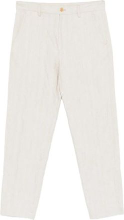 Dries Van Noten Broeken - Heren - Chinos - Wit - M - Broeken