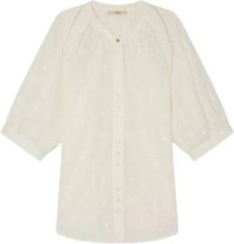 Sessun Kimia Blouse - Dames - Blouses - Wit - M - Katoen - Overhemden