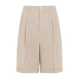 Jacquemus Casual Shorts, male, Beige, Size: W46 Pastro Shorts