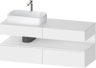 Duravit Qatego Consola Mueble Bajo Lavabo, 2 Extensiones, 2 - Duravit