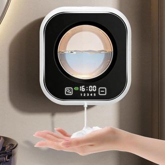 OEM Dispensador De Jab&oacute;n Autom&aacute;tico De Pared De 320 Ml, Dispensador Jab&oacute;n L&iacute;quido Recargable Sensor Movimiento Infrarrojo Ba&ntilde;o Cocina, Blanco Espuma