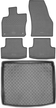 OEM Juego De Alfombrillas De Goma Para Coche Y Alfombrilla Para Maletero Del Seat Ateca Crossover De 2016
