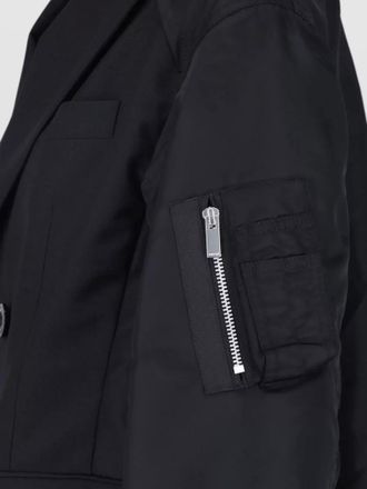sacai double breasted coat