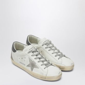 Golden Goose Golden Gänse -Turnschuhe Superstar weiß/grau