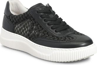 S&ouml;fft Farra Platform Sneaker in Black at Nordstrom, Size 7.5