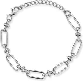 Glaze Jewelry Oval Link Chain Bracelet in Silver at Nordstrom Rack