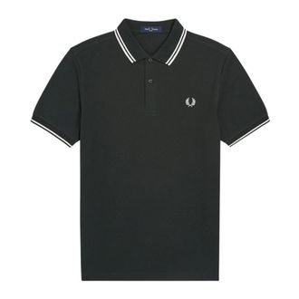 Fred Perry Polo Shirts, male, Green, Size: 2XL M3600 Polo