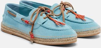Aquazzura Seafarer beaded suede espadrilles