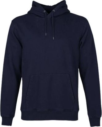 Colorful Standard Klassieke organische kap - Heren - Hoodies - Blauw - L - Hoodies & sweatvesten