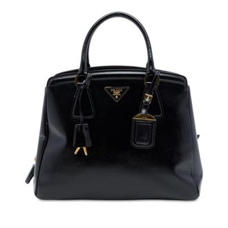 Prada Pre-owned Prada Medium Saffiano Vernice Parabole Tote Ladies 3ZU7DXYBPGK2QJAS