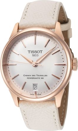 Tissot Chemin des Tourelles Womens 34mm Automatic Watch