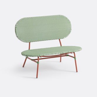 La Redoute Interieurs Tuinbank van metaal en geweven hars, Matu