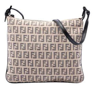 Fendi Pre-owned Crossbody Bag - Dames - Pre-owned - Beige - Maat: ONE Size Leer