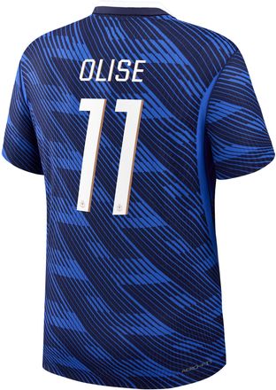Nike Michael Olise France National Team 2026 Match Home Nike Mens Dri-FIT ADV Soccer Jersey in Blue | NN203949085-FFF