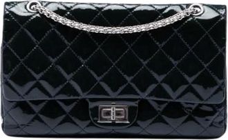 Chanel Pre-owned Borsa a Spalla Trapuntata in Vernice Vintage - - Pre-owned - Donna - Blu - ONE SIZE